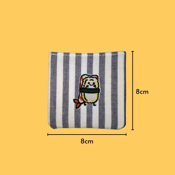 Standing Shrimp Nigiri Iron-on Embroidery