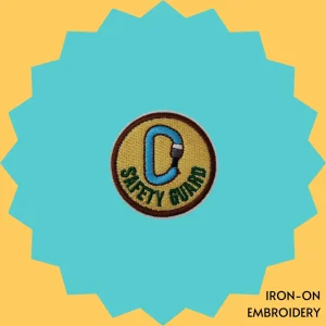 Safety Guard Badge Iron-on Embroidery