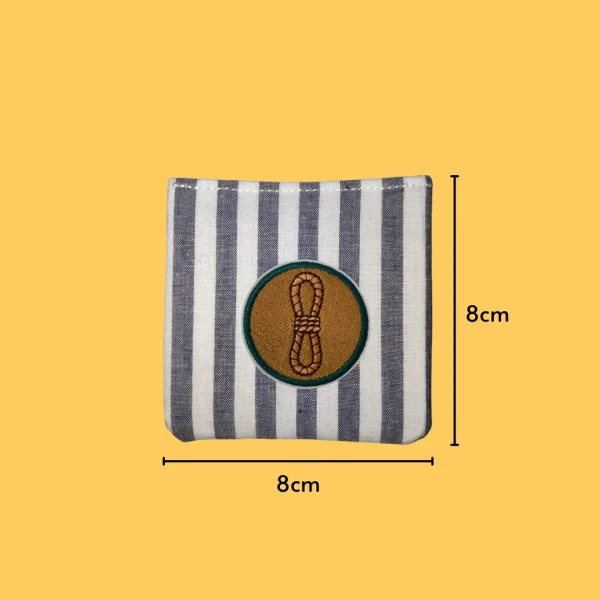 Tied Knot Badge Iron-on Embroidery