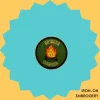 Outdoor Warrior Badge Iron-on Embroidery