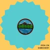 Mountain View Badge Iron-on Embroidery