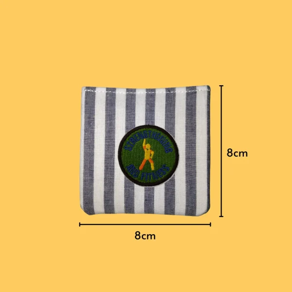 Strengthening and Fitness Badge Iron-on Embroidery