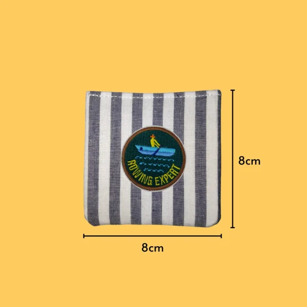 Rowing Expert Badge Iron-on Embroidery