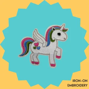 Cute Unicorn Iron-on Embroidery