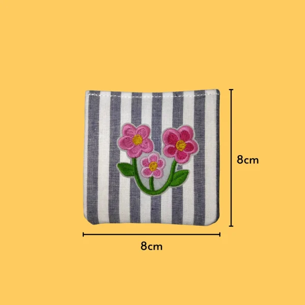 Iron-On-Patch-1520 Pink Jasmine Flower Iron-on Embroidery