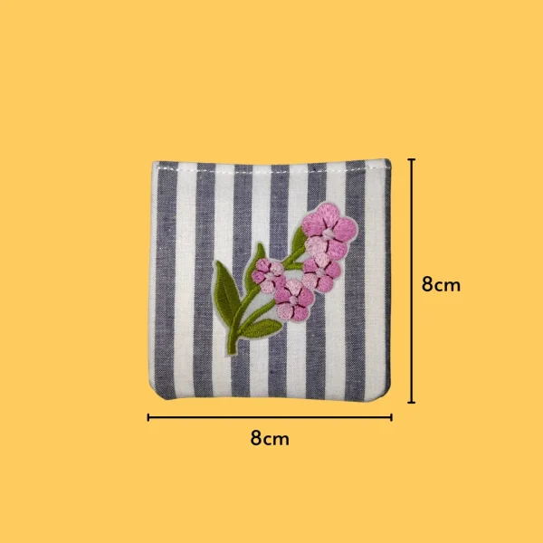 Pink Petunia Flower Iron-on Embroidery