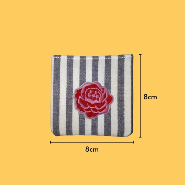 Pink Lotus Flower Iron-on Embroidery