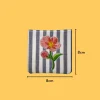 Peach Flower Iron-on Embroidery