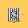Iron-On-Patch-1582 Cheerful Calico Cat Iron-on Embroidery