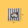 Relaxing Calico Cat Iron-on Embroidery