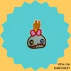 Iron-On-Patch-1615 Doll Scrump Face Iron-on Embroidery
