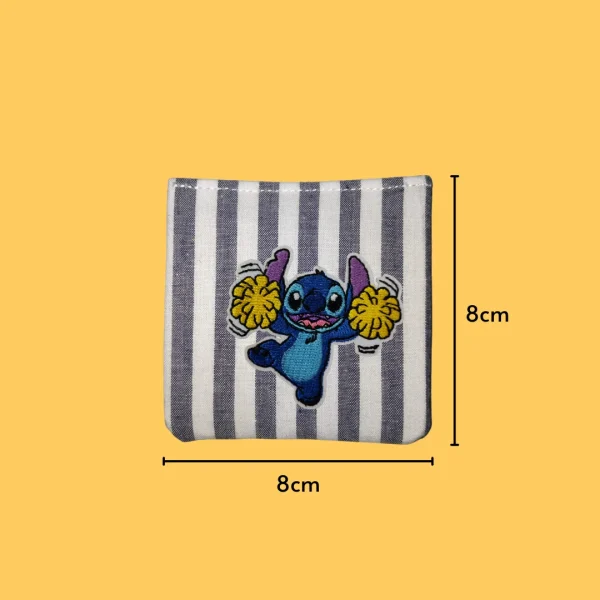 Cheering Blue Monster Stitch Iron-on Embroidery