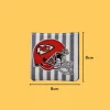 KC American Football Club Halmet Iron-on Embroidery