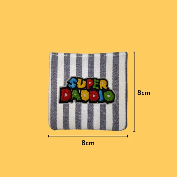 Super Daddio Iron-on Embroidery