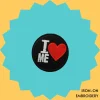 I Love Me Iron-on Embroidery