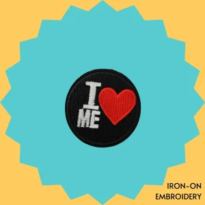 I Love Me Iron-on Embroidery