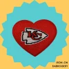 Love KC American Football Club Iron-on Embroidery
