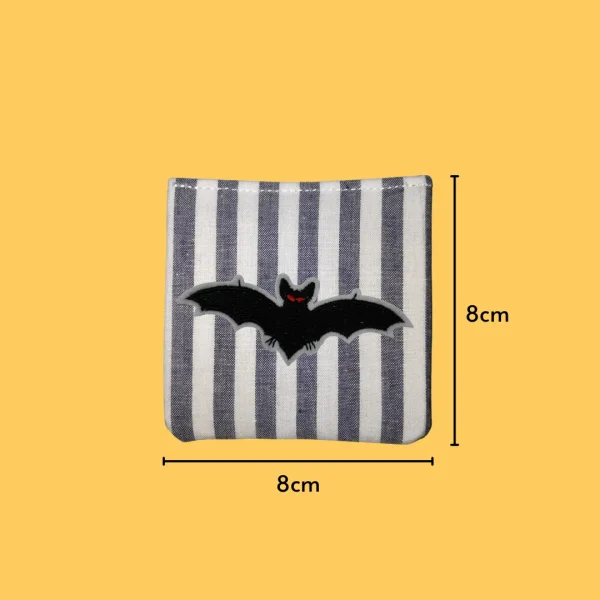 Ominous Bat Iron-on Embroidery
