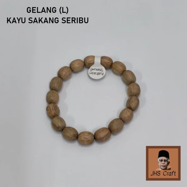 Bracelet (L) Kayu Sakang Seribu – JHS Craft