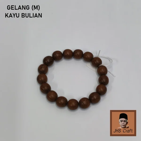 Bracelet (M) Kayu Bulian - JHS Craft