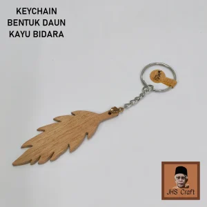 Keychain Bentuk Daun Kayu Bidara - JHS Craft