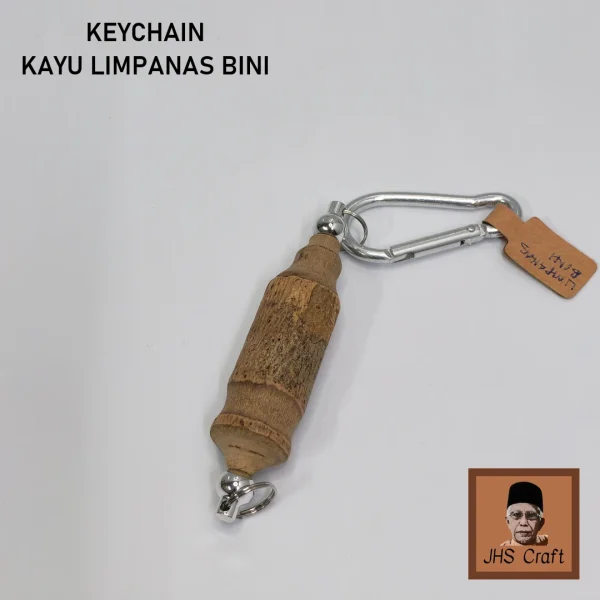 Keychain Kayu Limpanas Bini - JHS Craft