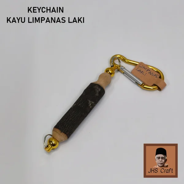 Keychain Kayu Limpanas Laki - JHS Craft Keychain Kayu Limpanas Laki - JHS Craft